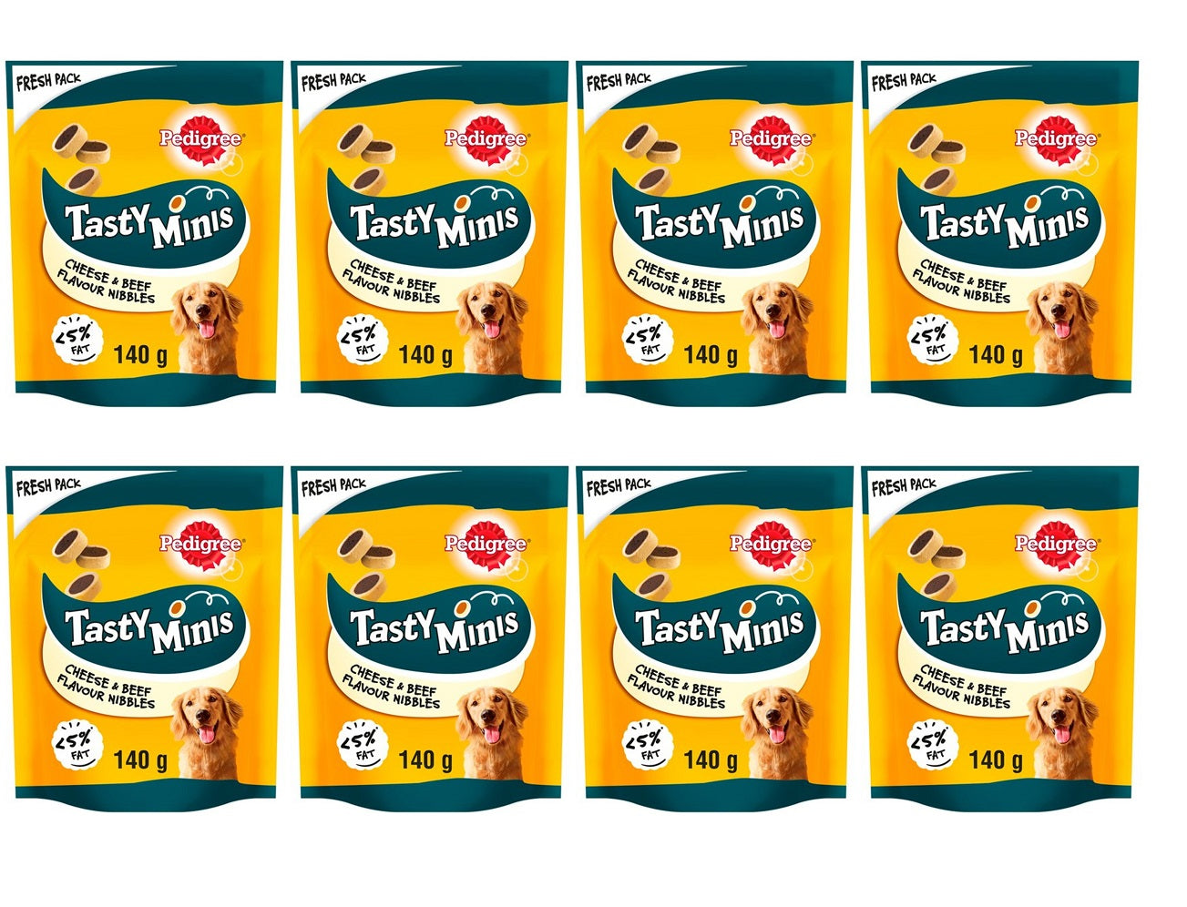 8 x Pedigree Bites Minis 130G