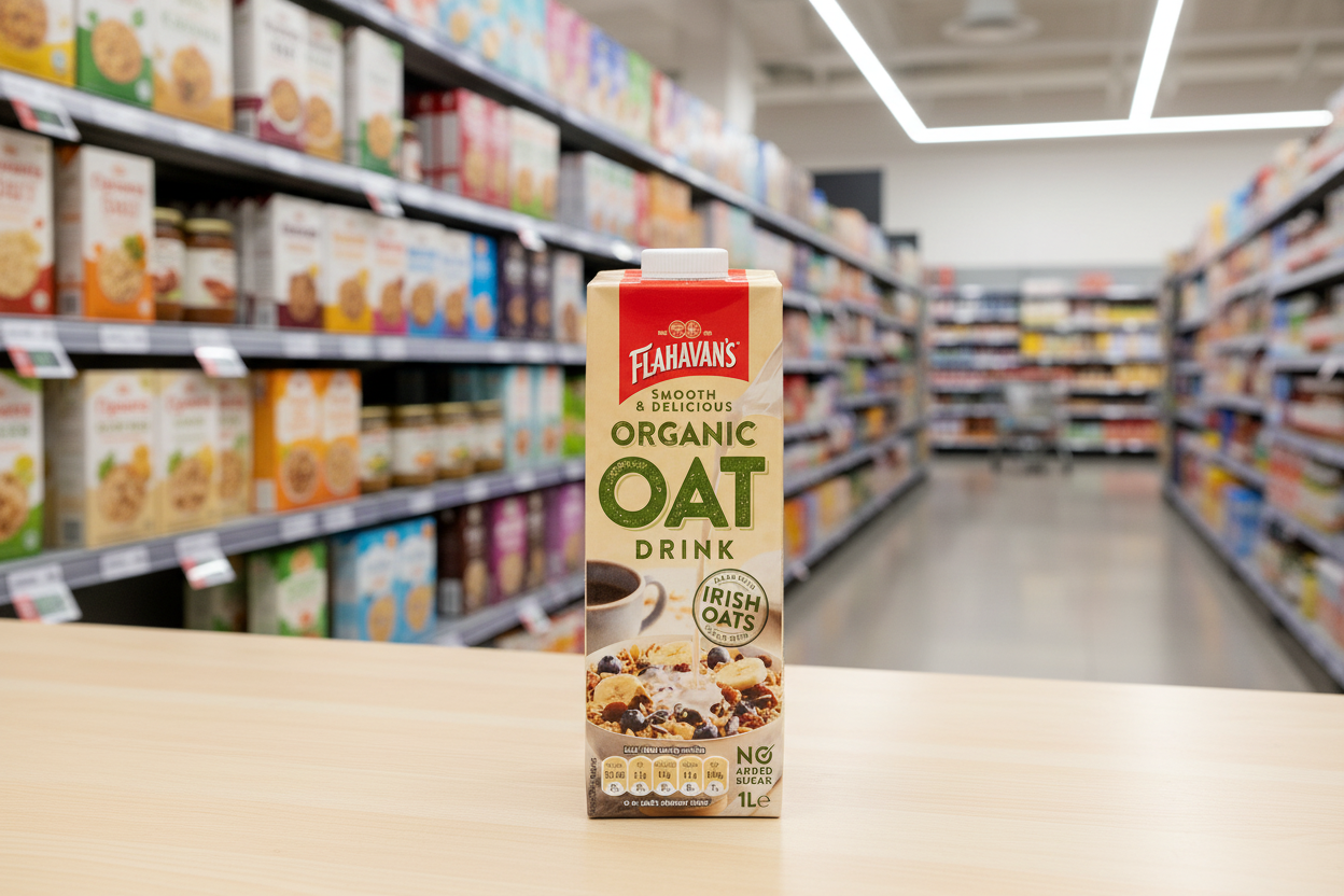 8 x Flahavan's Organic Oat Drink 1L