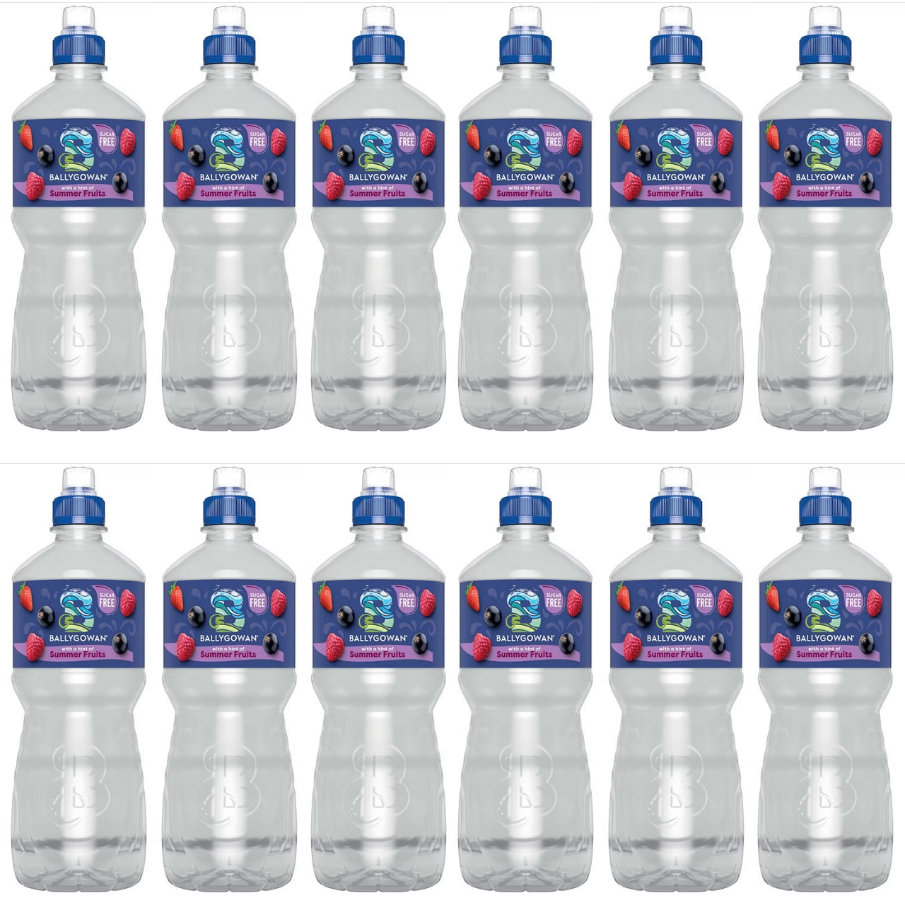 12 x Ballygowan Hint Of Fruit Summer Fruits 750Ml