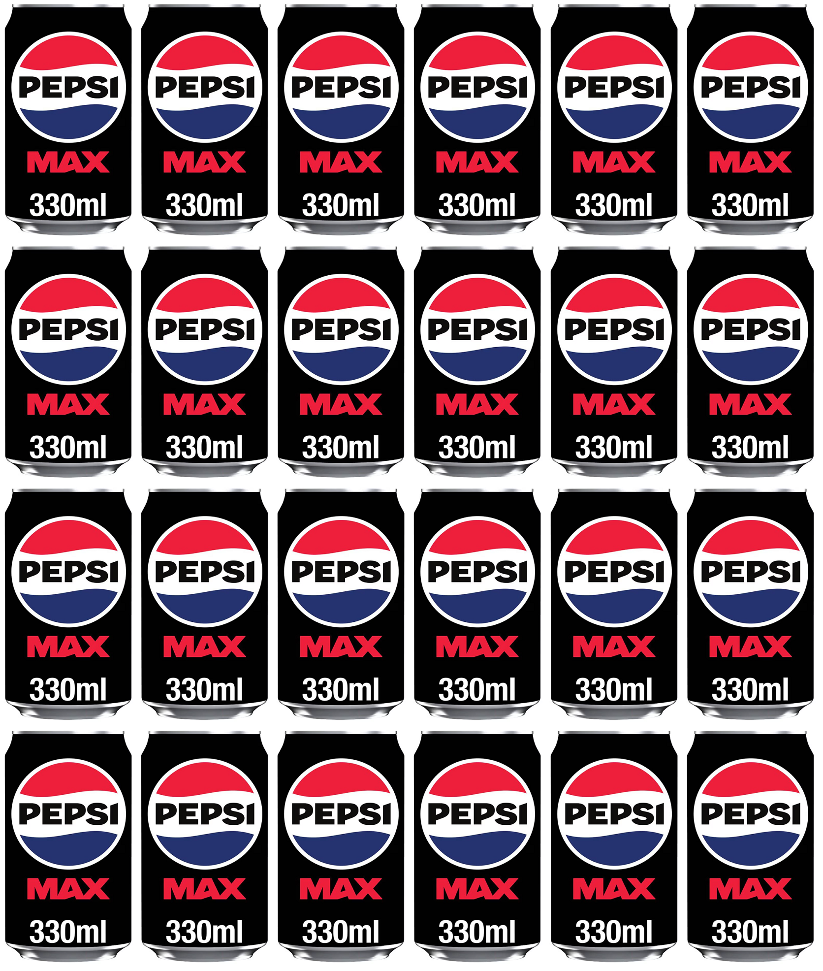 24 x Pepsi Max 330Ml