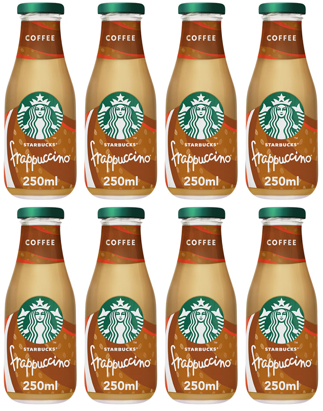 8 x Starbucks Frappuccino Coffee Drink 250Ml