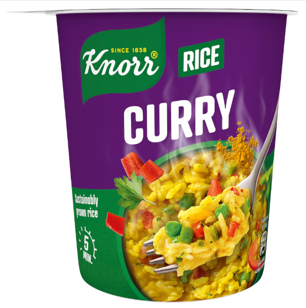 8 x Knorr Curry Rice 73G