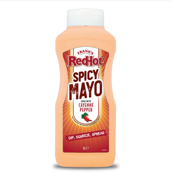 6 x Franks Redhot Spicy Mayo 1L