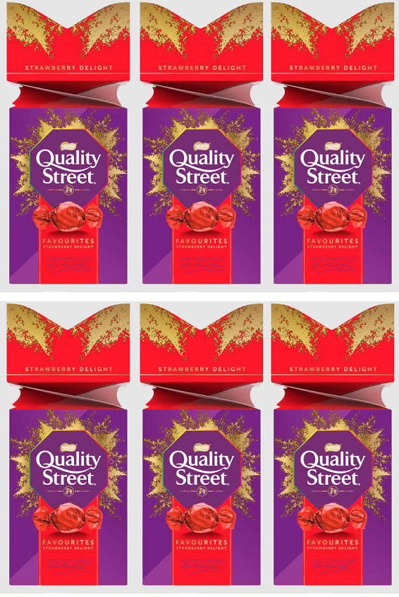 6 x Quality Street Strawberry Carton - 290GM