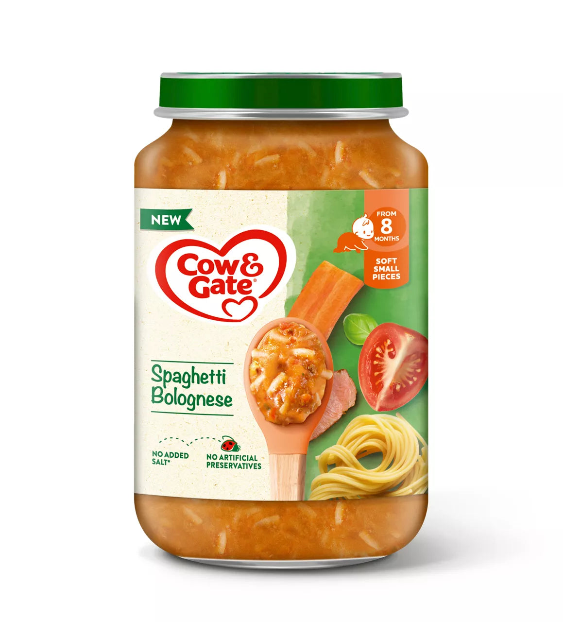 6 x Cow & Gate Jar Spaghetti Bolognese - 200G