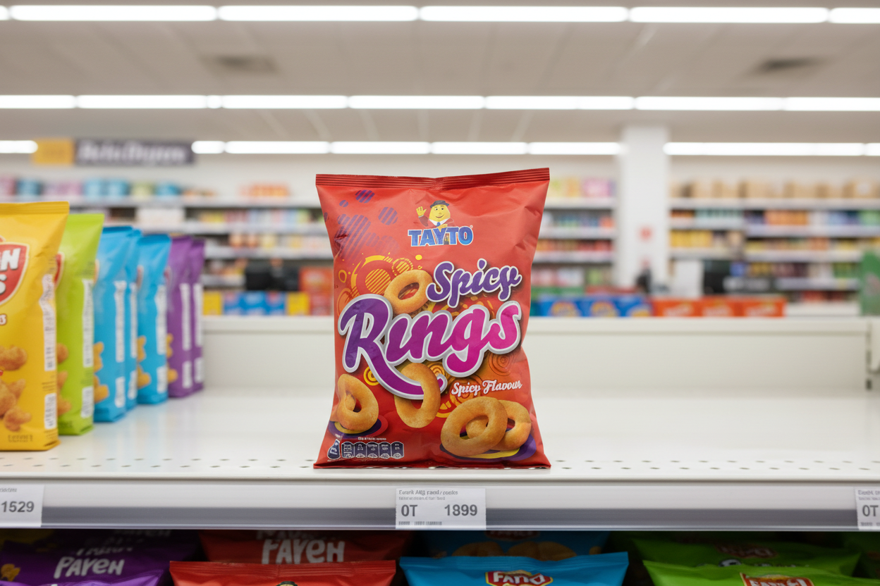 32 x Tayto Spicy Rings Spicy Flavour 42G