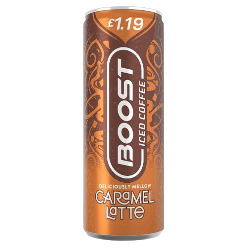12 x Boost Iced Coffee Caramel Latte 250Ml