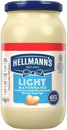 12 x Hellmann's Mayonnaise Light 400 G