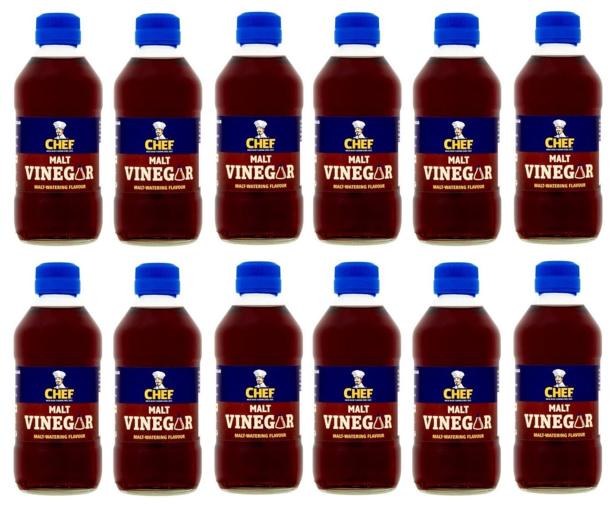 12 x Chef Malt Vinegar 284Ml