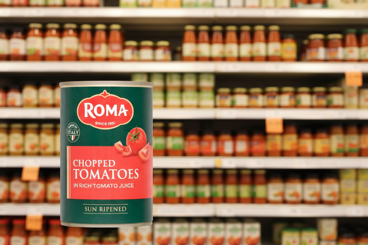 12 x Roma Chopped Tomato - 400G