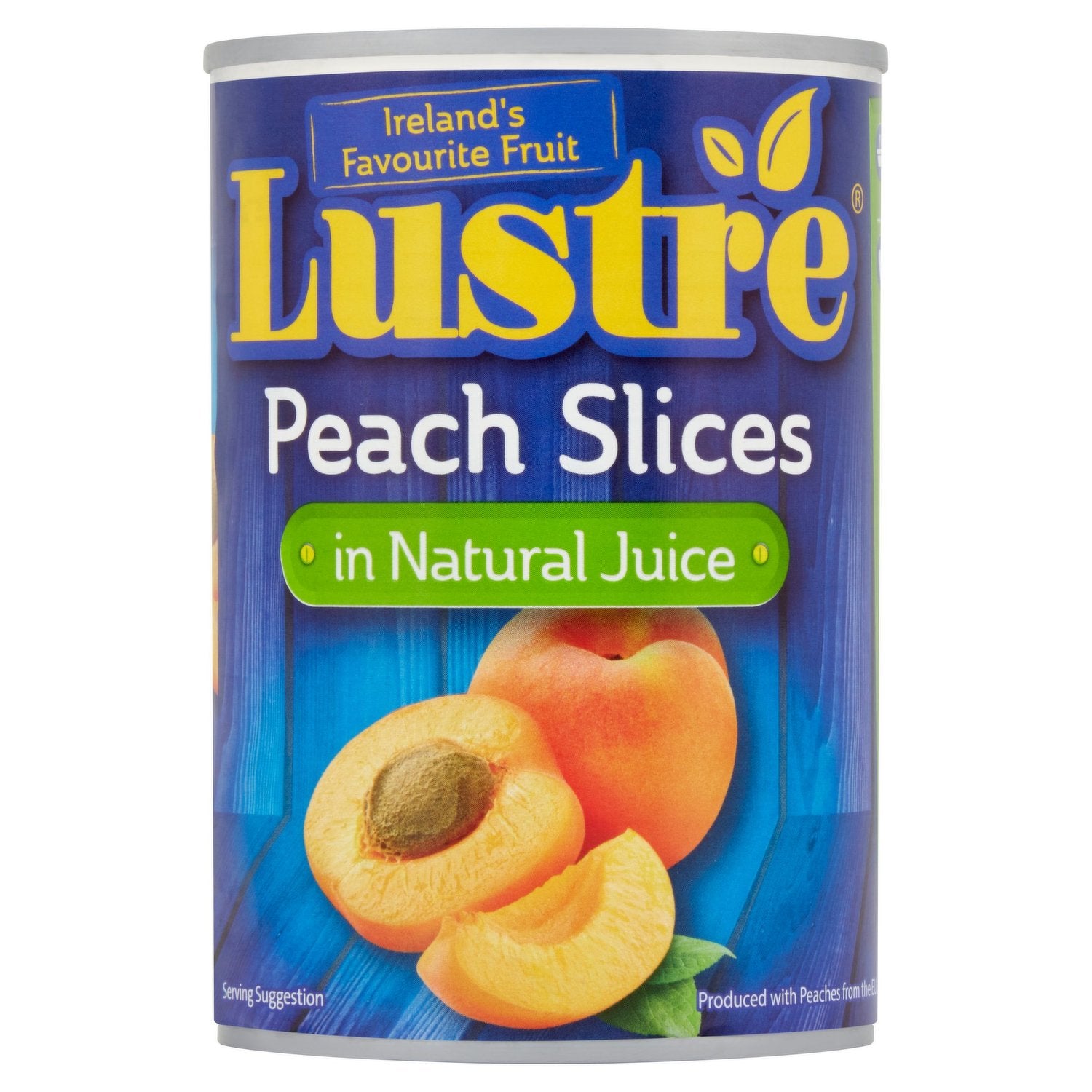 12 x Lustre Peach Slices In Natural Juice 410G