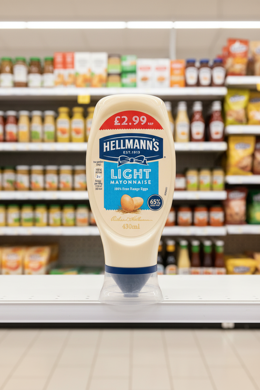8 x Hellmann's Mayonnaise Light 430 Ml