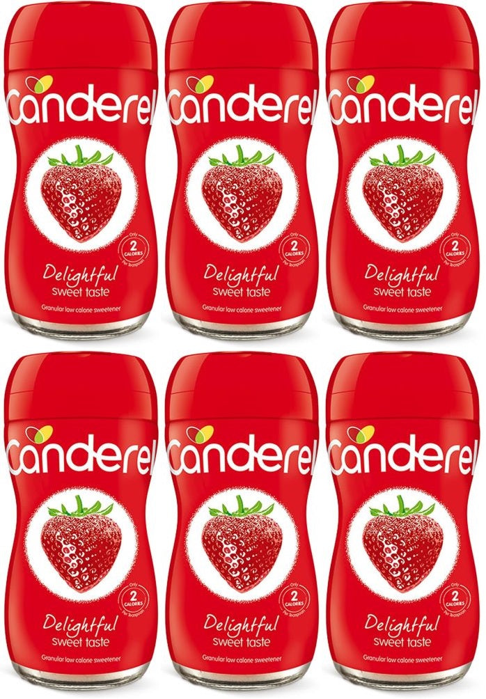 6 x Canderel Granular Low Calorie Sweetener 75G