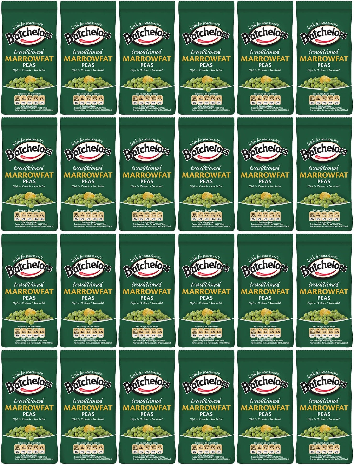 24 x Batchelors Marrowfat Peas 200G