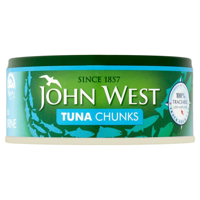 12 x John West Tuna Chunks In Brine 400G