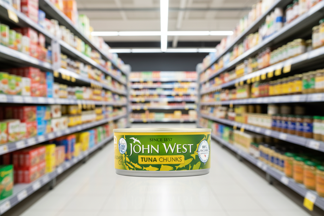 12 x John West Tuna Chunks In Sunflower Oil 145G