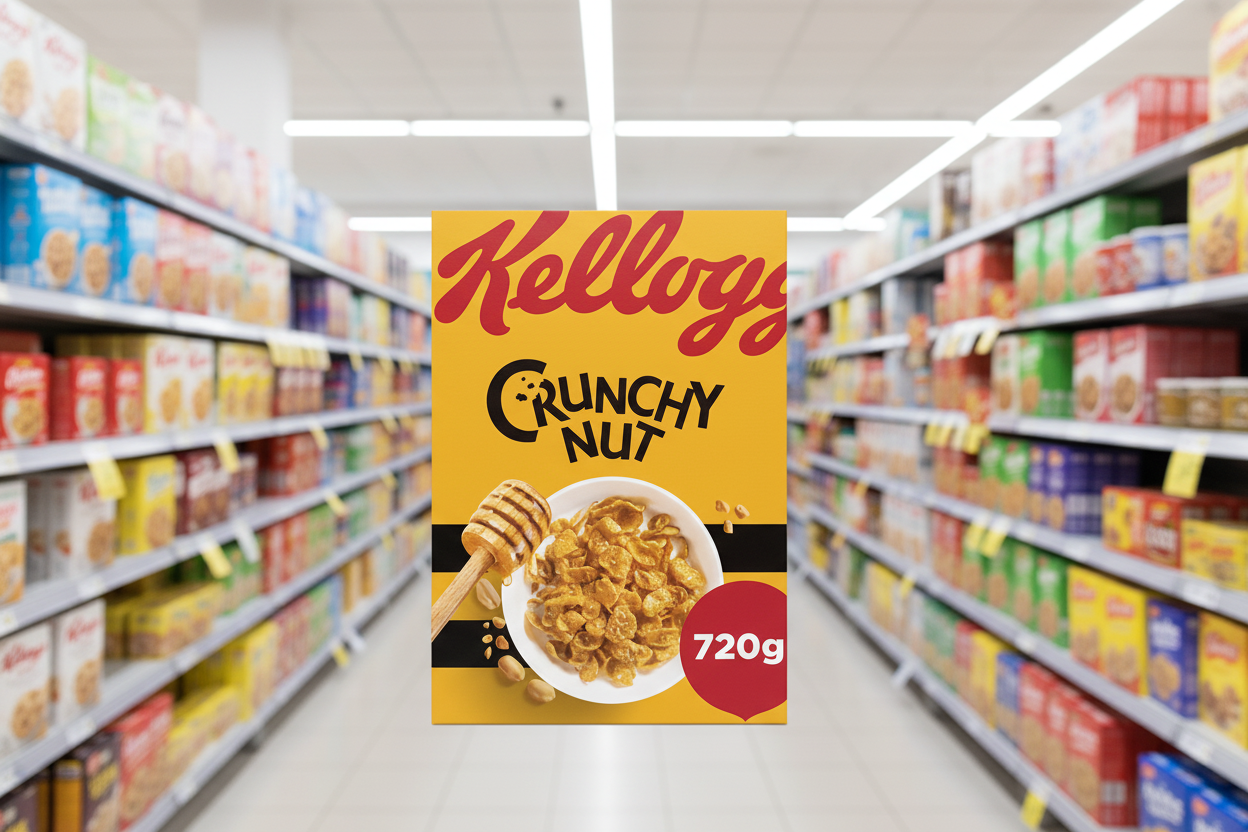 12 x Kellogg's Crunchy Nut Cereal 720G