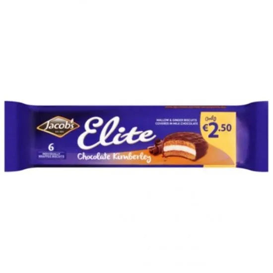 20 x Jacob's Elite Chocolate Kimberley 132g