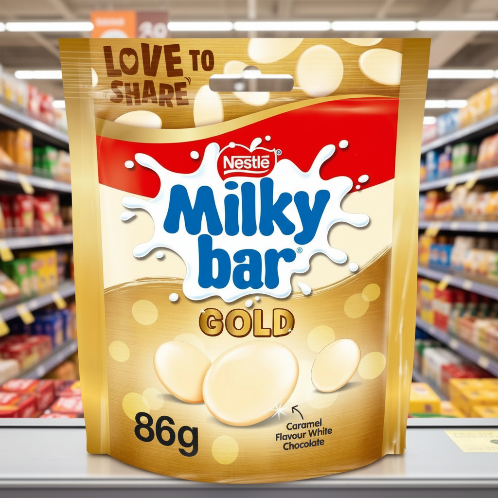 11 x Milkybar Gold Caramel Flavour White Chocolate 86G