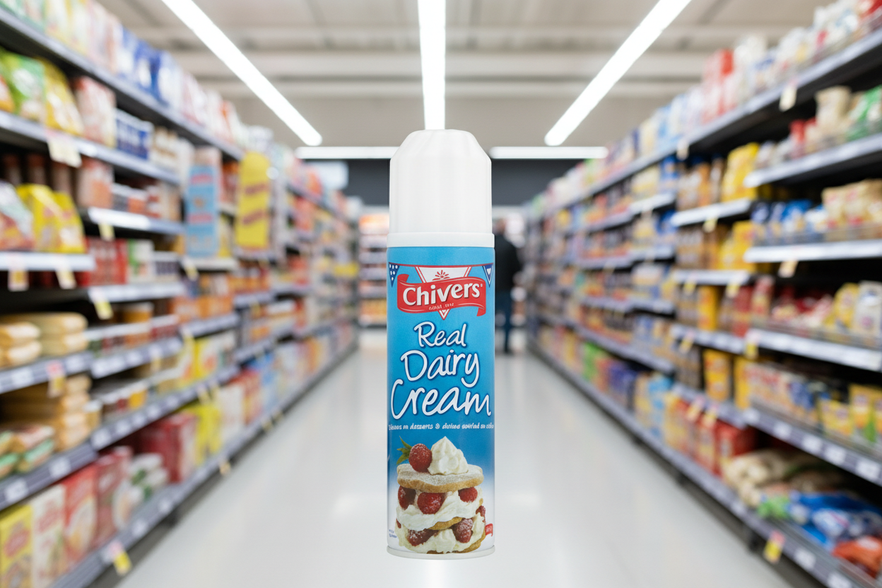 12 x Chivers Real Dairy Cream 250G