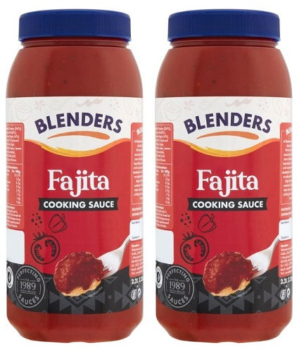 2 x Blenders Fajita Cooking Sauce 2.25Kg