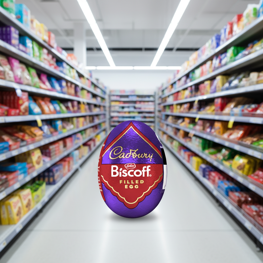 48 X Cadbury Biscoff Crème Egg Singles - 32Gm