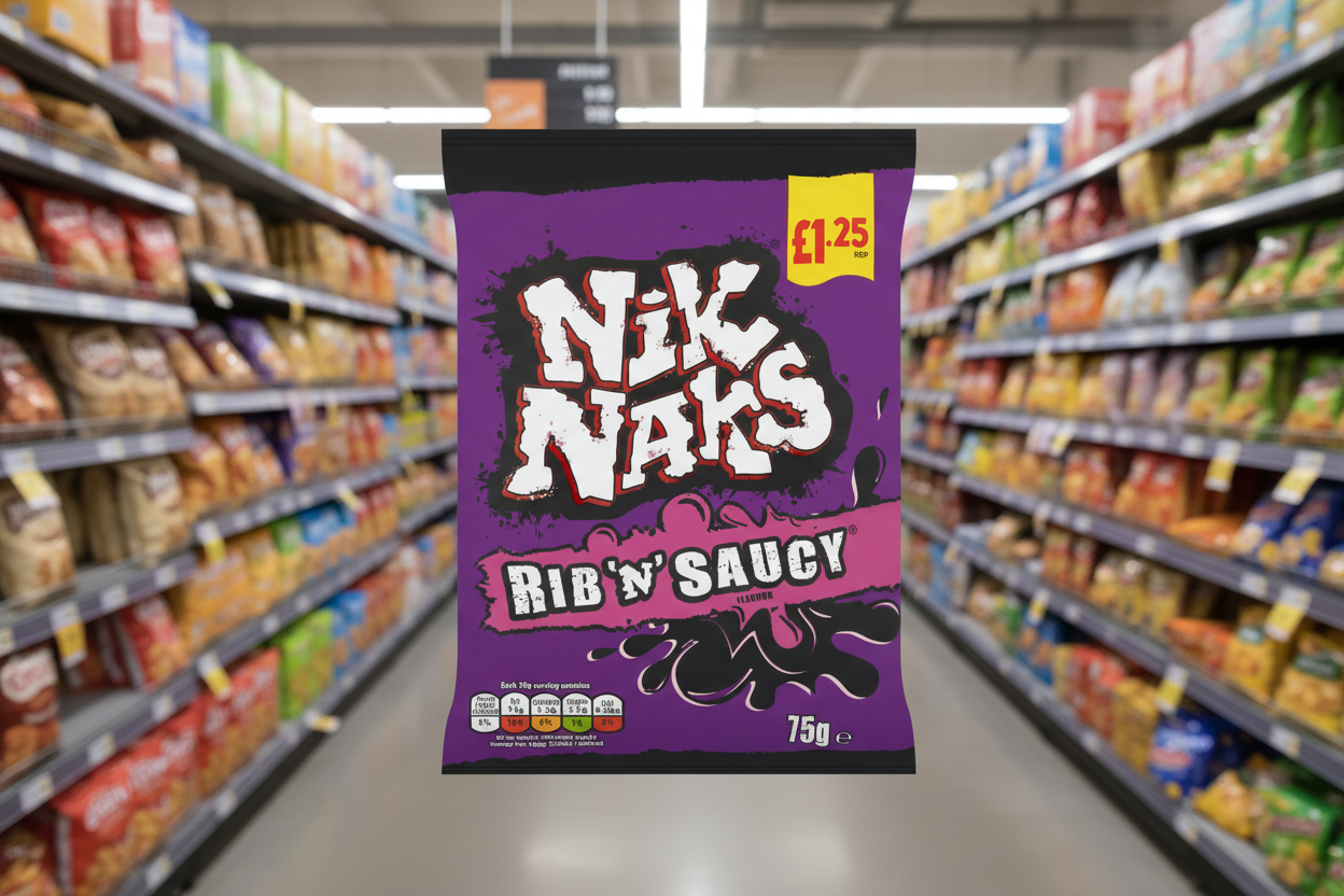 20 x Kp Nik Naks Rib N Saucy - 75GM
