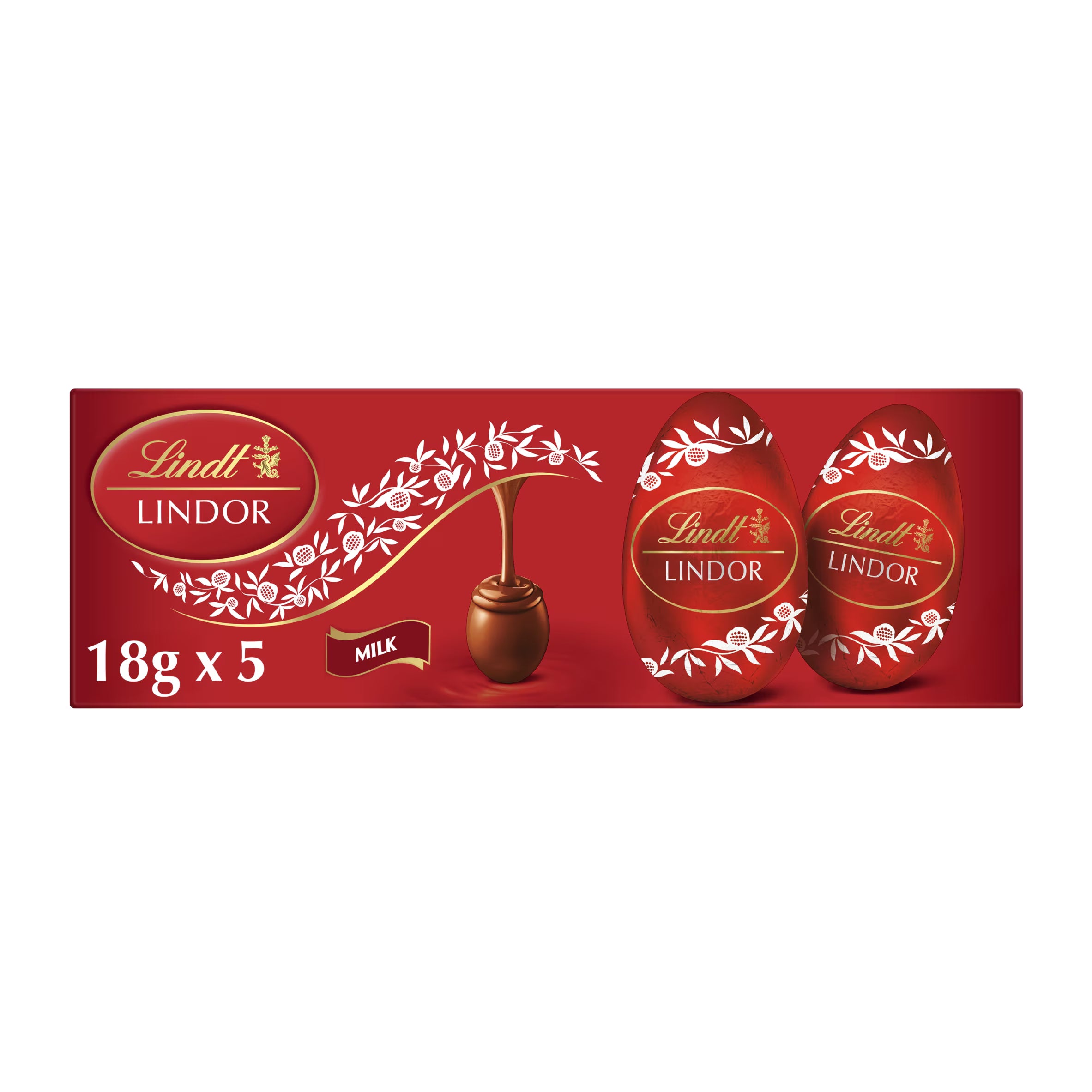 27 X Lindor Filled Egg Milk Multipack - 90Gm