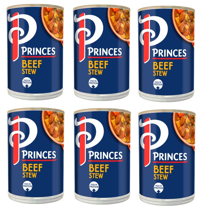 6 x Princes Beef Stew 392G