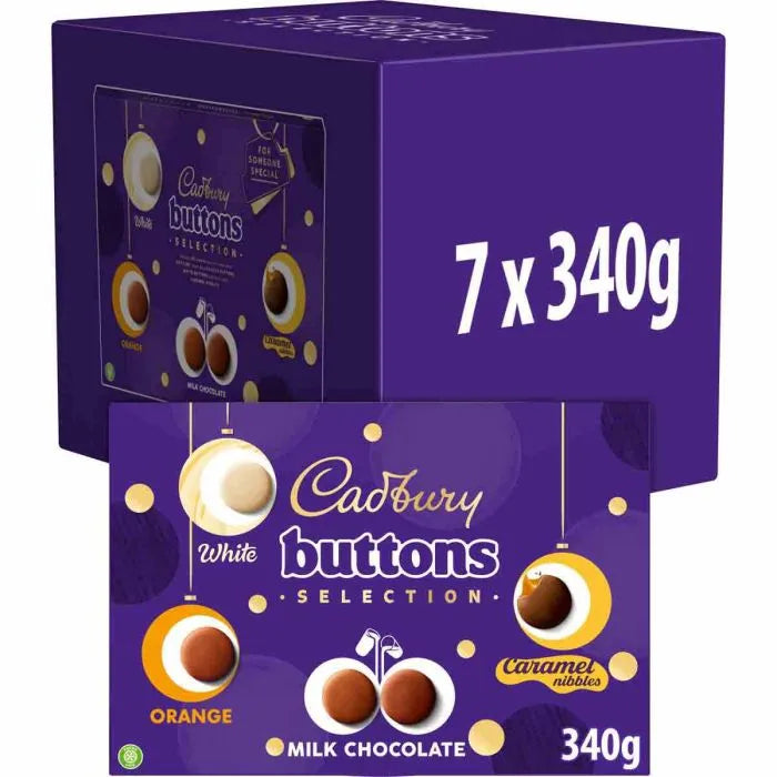 7 x Cadbury Button Box - 340GM