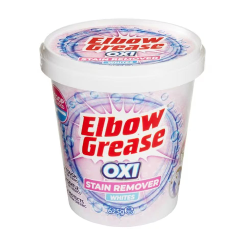 12 X Elbow Grease Oxi Stain Remover Whites - 625Gm