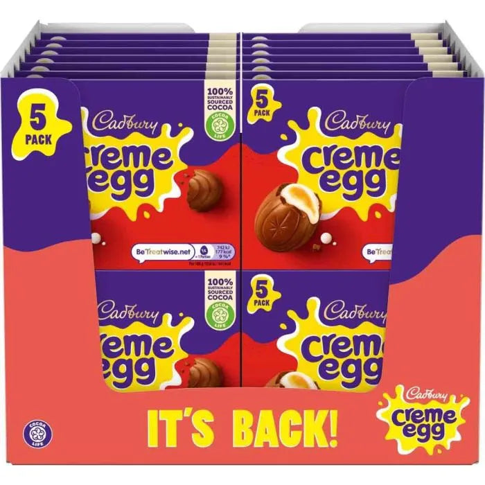 28 x Cadbury Creme Egg 5 Pack - 200GM