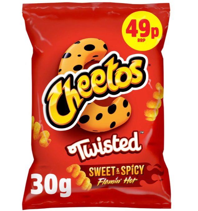 Cheetos Twisted Flamin Hot - Sweet & Spicy 30Gm