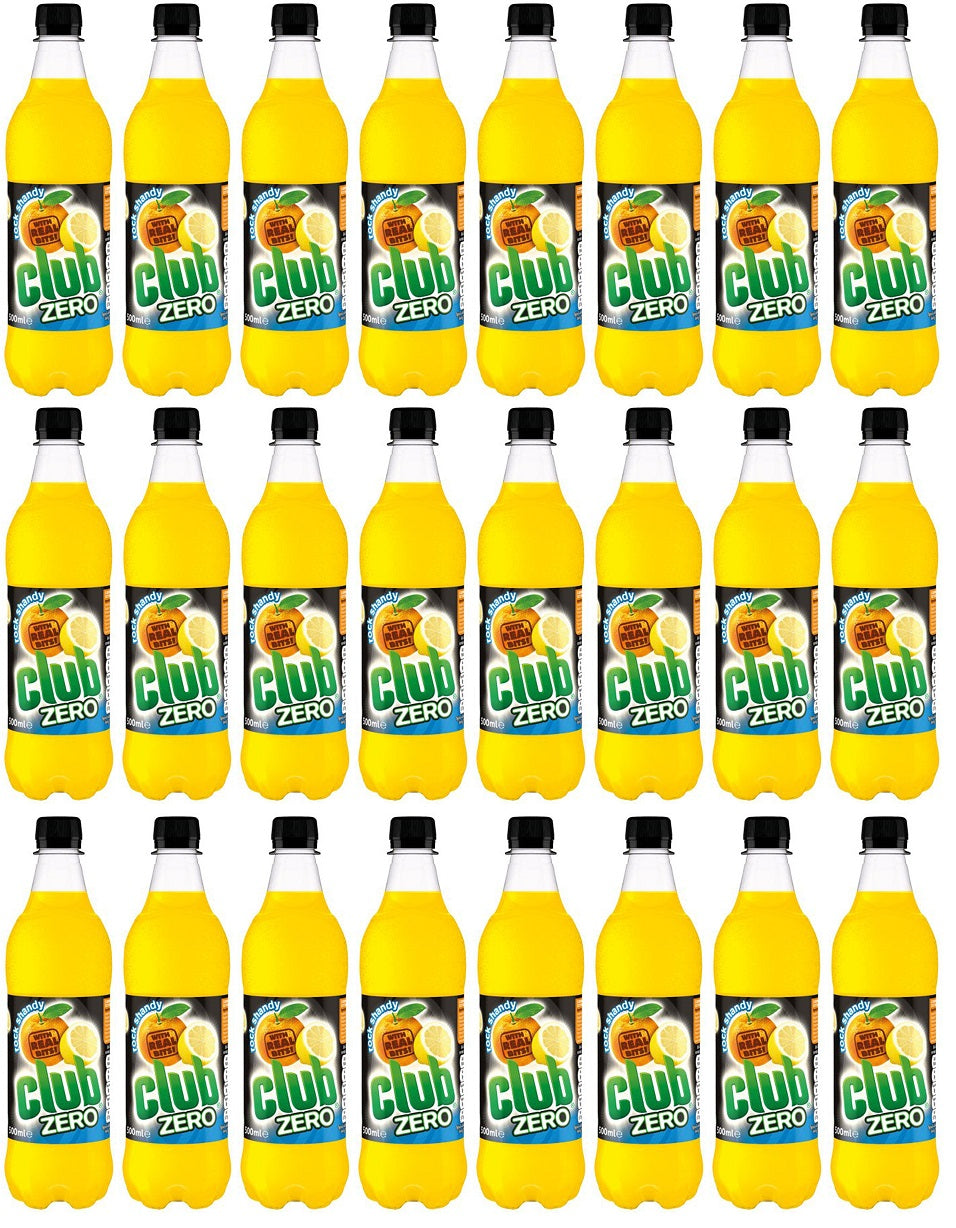 24 x Club Zero Sugar Rock Shandy 500Ml
