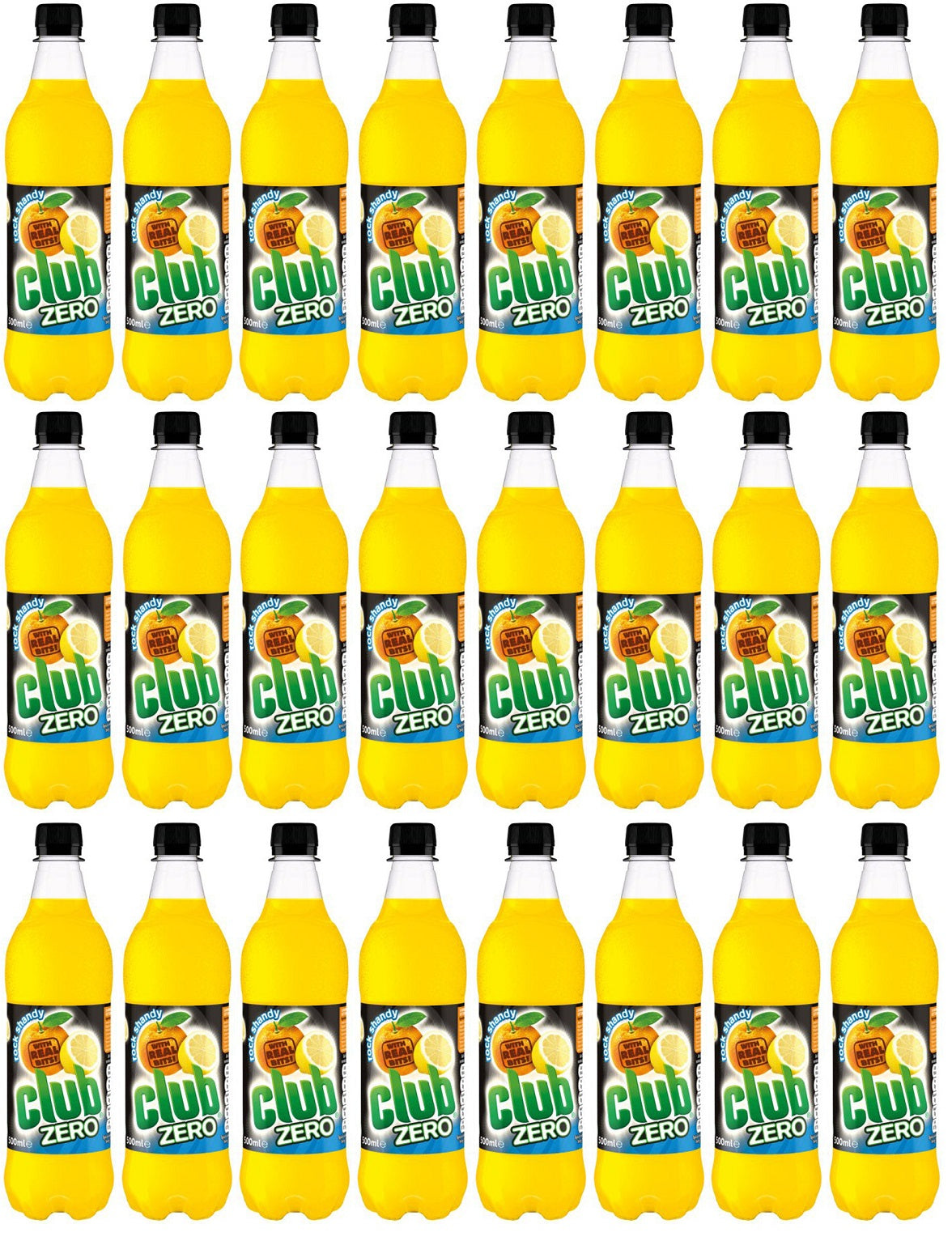 24 x Club Zero Sugar Orange 500Ml