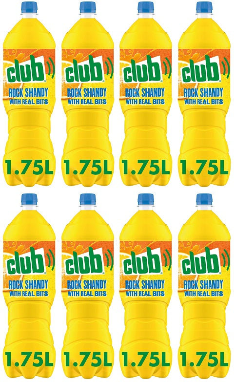 8 x Club Rock Shandy 1.75 Litres