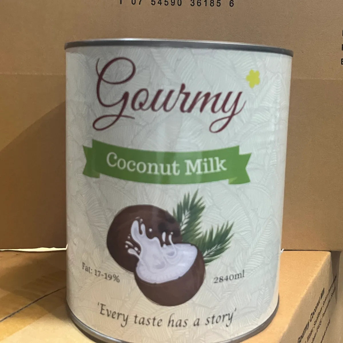 Gourmy Coconut Milk 17%-19% Fat 2.84L