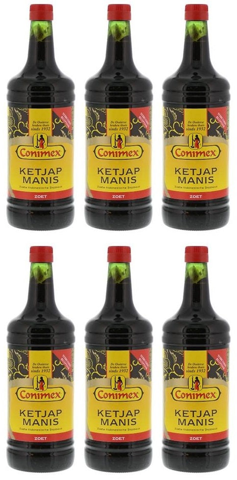6 x Conimex Sweet Soy Sauce 1000Ml
