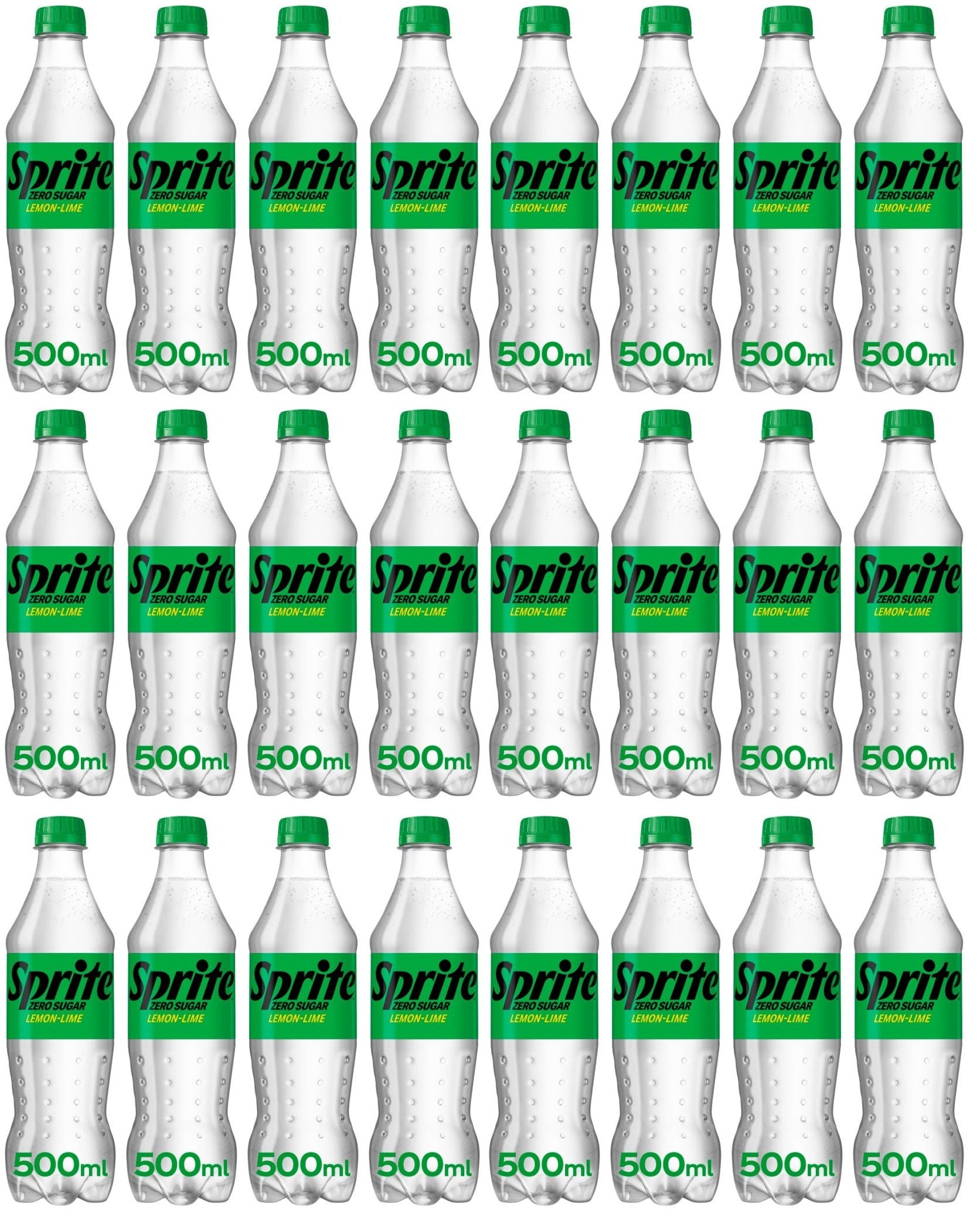 24 x Sprite Lemon-Lime No Sugar 500Ml