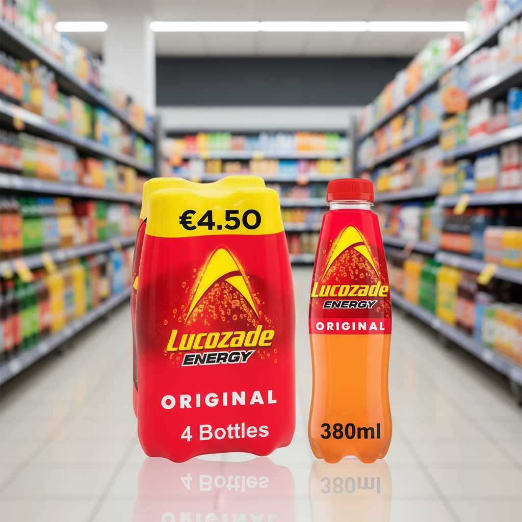 6 x Lucozade Energy Drink Original 4X380Ml