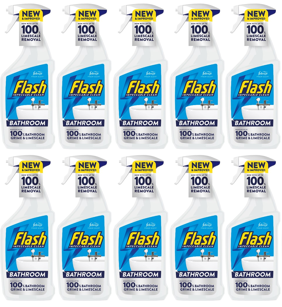 10 x Flash Spray Bathroom - 800ML