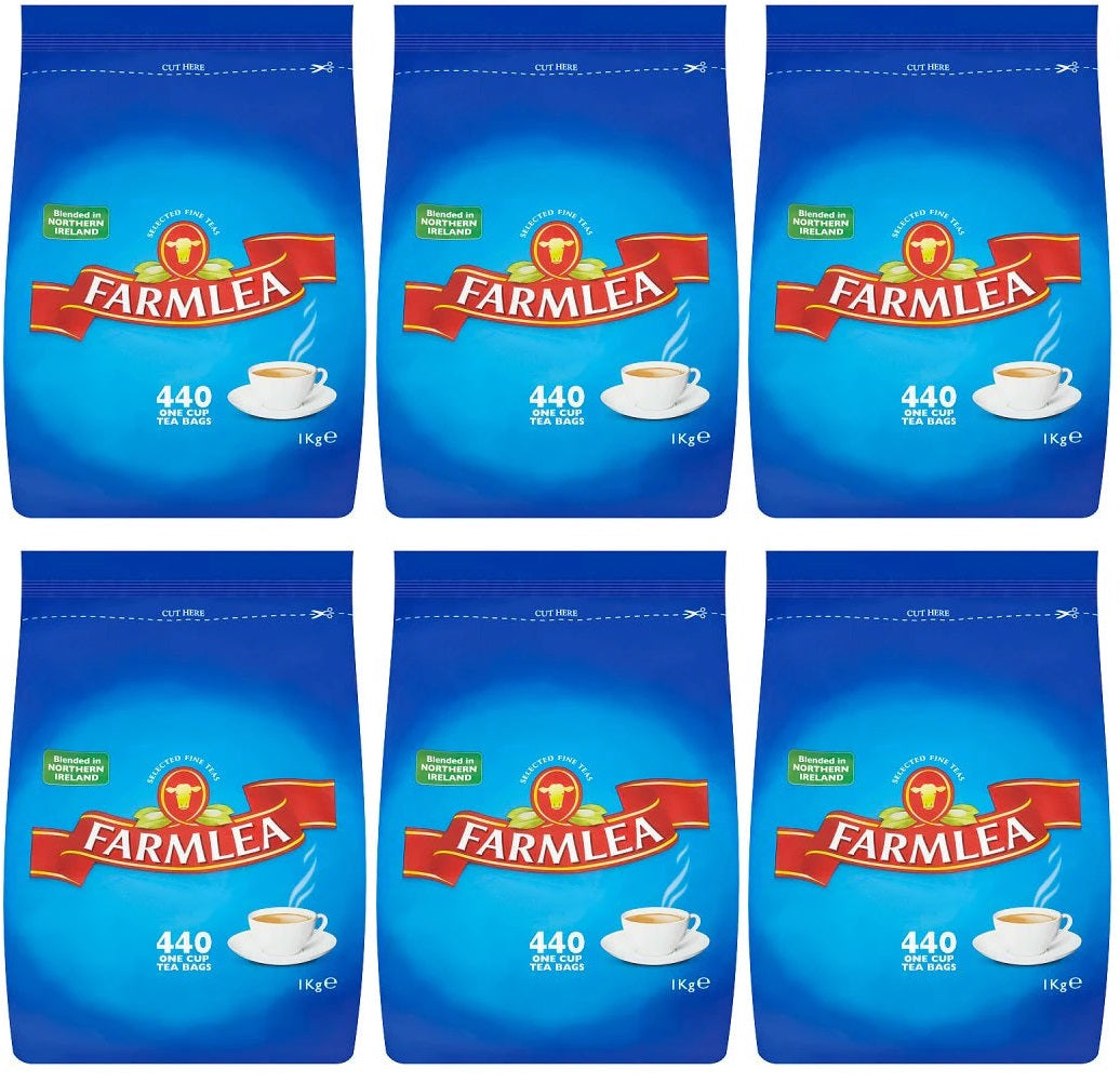 6 x Farmlea - 440 Tea Bags (1Kg)