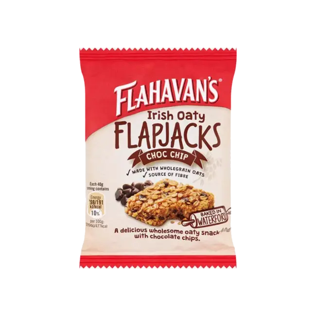 Flahavan's Irish Oaty Flapjacks Choc Chip 40G