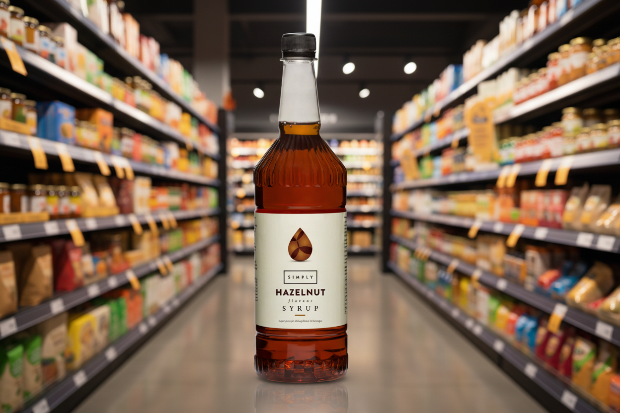 Simply Hazelnut Flavoured Syrup 1 Litre