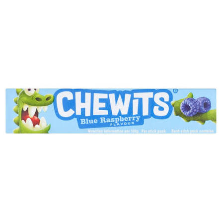 40 X Chewits Blue Raspberry - Stick