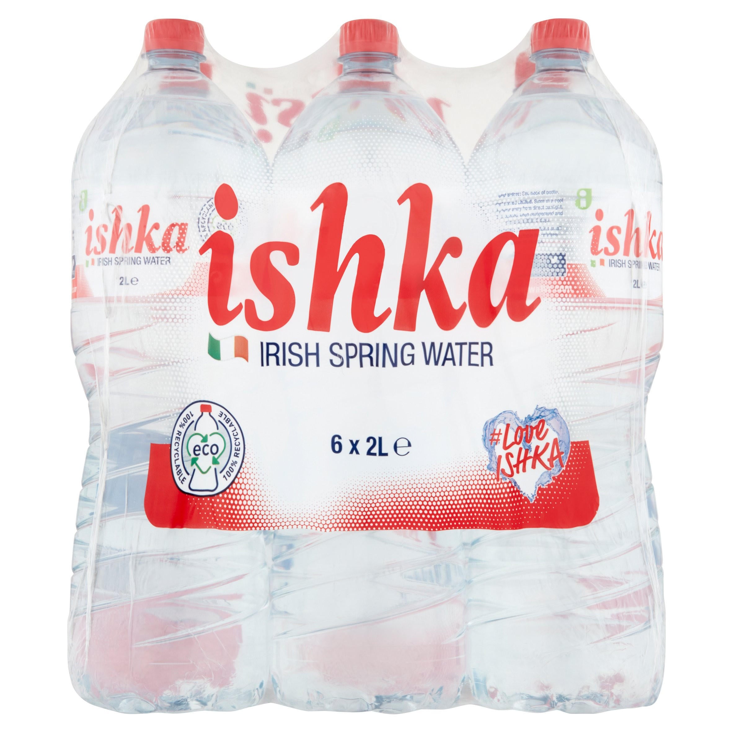 6 x Ishka Irish Spring Water 2L