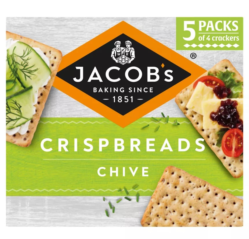 Jacobs Crispbreads Chive 5Pk (190g)