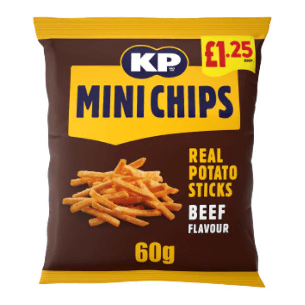 20 x Kp Mini Chips Bbq Beef - 60GM