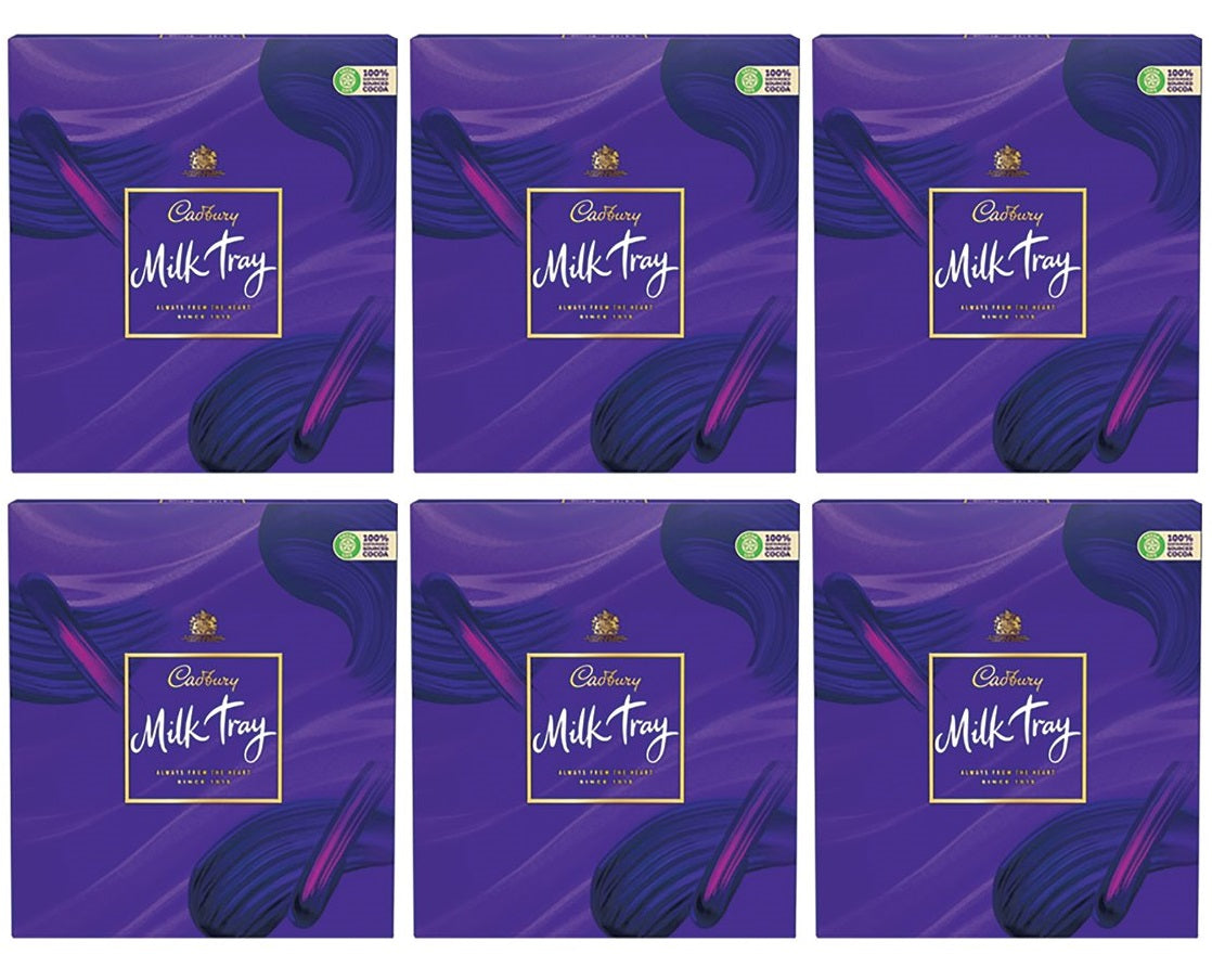 6 x Cadbury Milk Tray Chocolate Box 360G