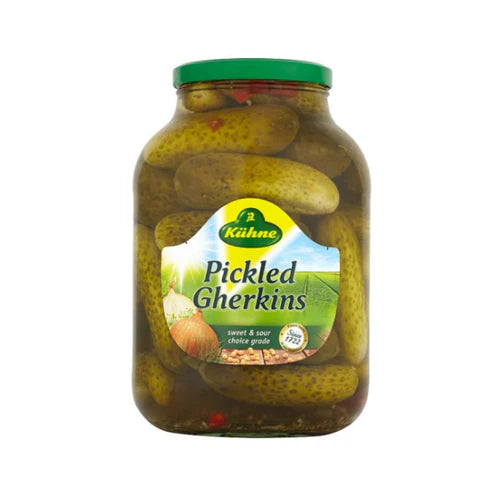 4 x Kühne Pickled Gherkins 2450G